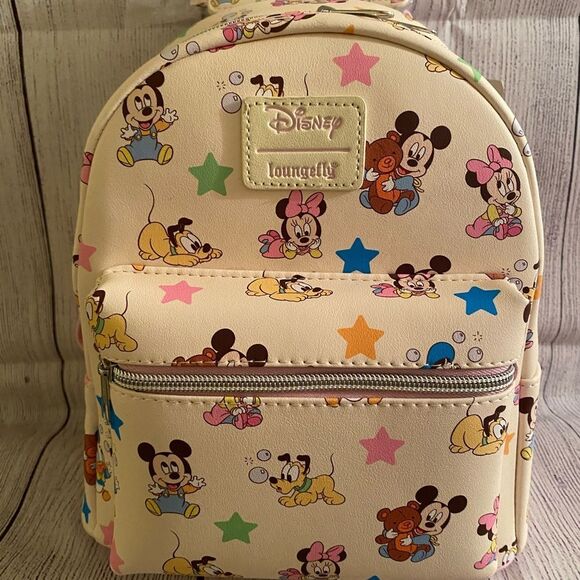 Loungefly Baby Mickey backpack + cardholder - Picture 3 of 4